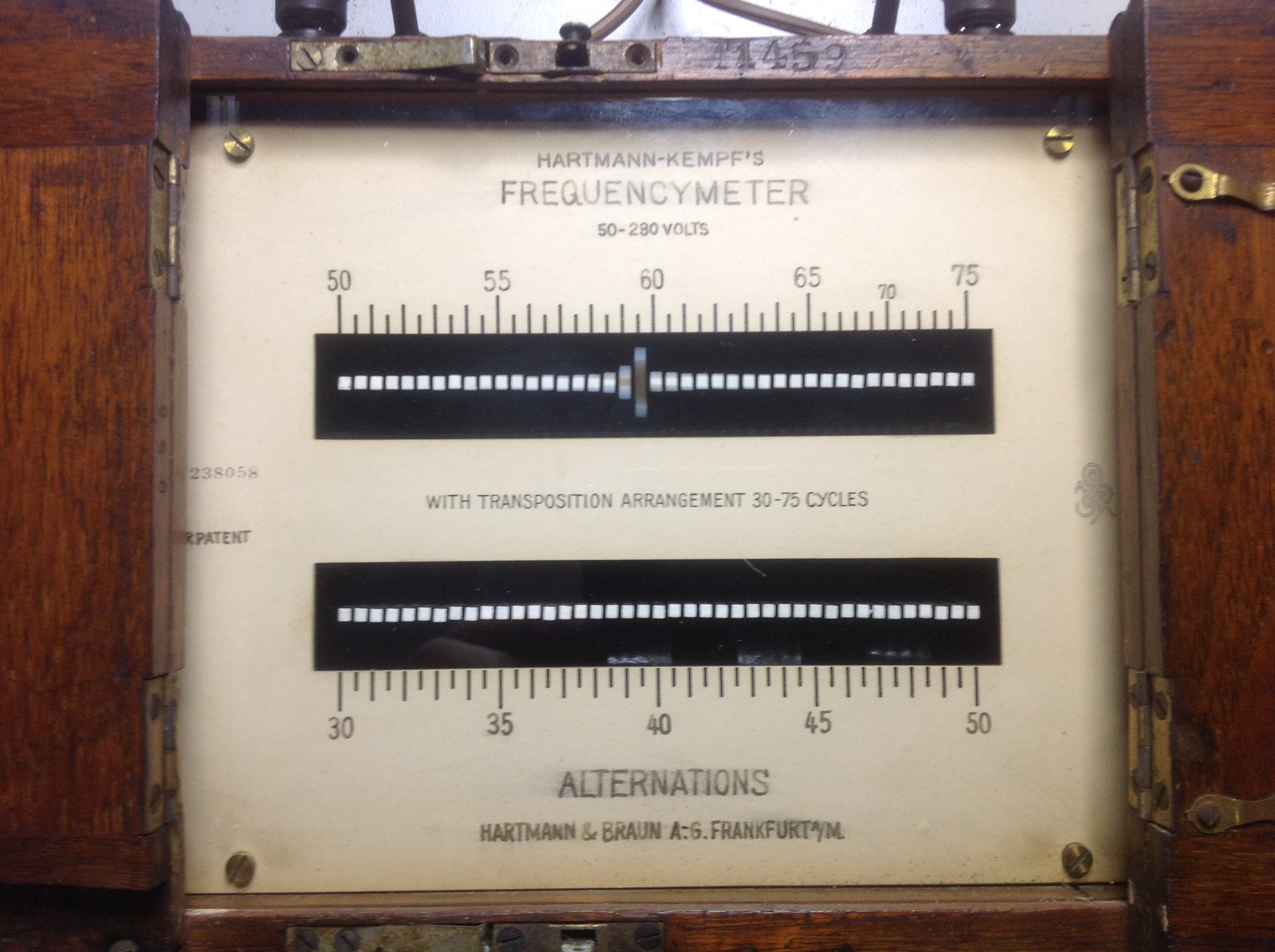Hertz (Cycles per Second) Frequency Meters Smokstak® Antique Engine